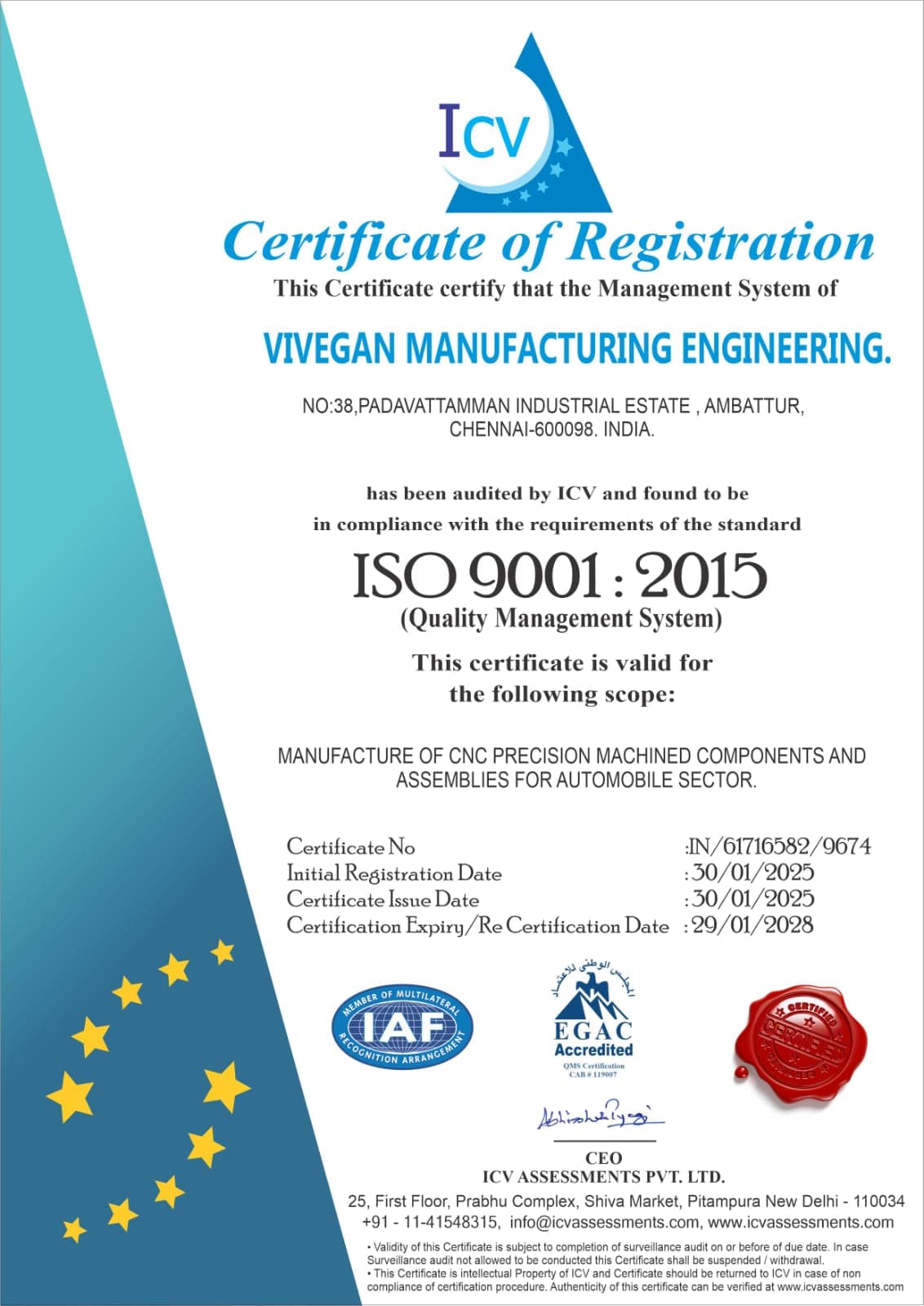 ISO Certification